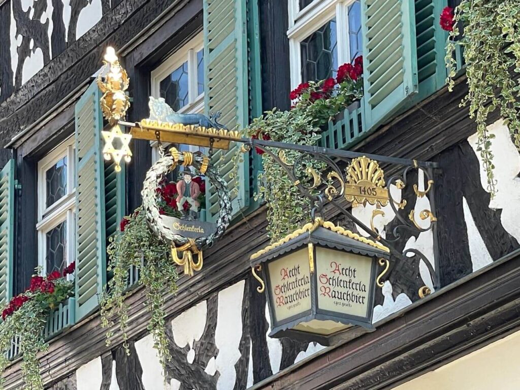 Famous smoked beer brewery in Bamberg